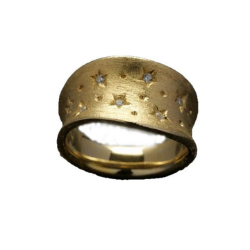 DAIIIBABYYY  -  Gold Color Zircon Scrub Rings For Women Couples New Trendy Vintage Elegant Simple Temperament Anniversary Jewelry Gifts